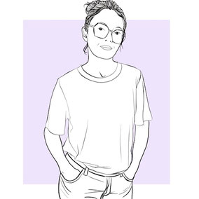 T-shirt Luz Melle création dessin fabriqué en france