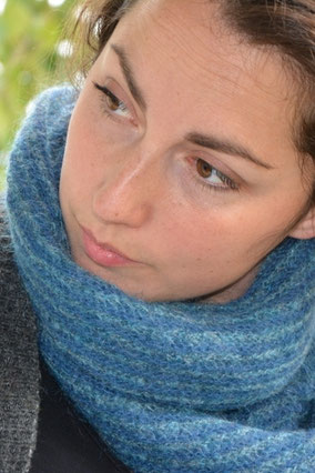 tour de cou Marylou super kid mohair made in France