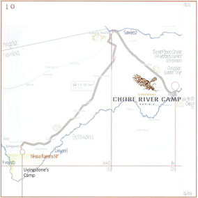Reiseroute Roadtrip Namibia Botswana Simbabwe