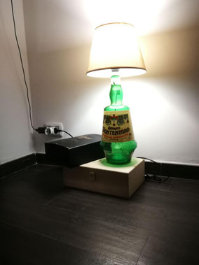lampada bottiglia amaro montenegro