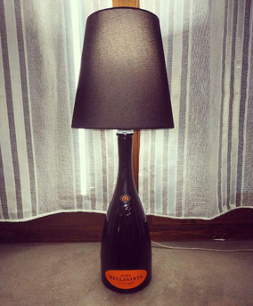 lampada bottiglia bellavista