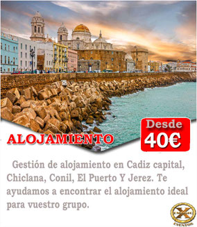 Alojamiento para grupos de despedidas de solteros en El Puerto de Santa Maria