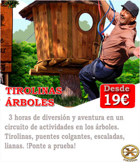 Tirolinas para grupos de despedidas de solteros en El Puerto de Santa Maria