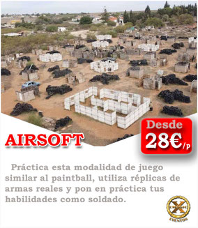 airsoft para despedidas en El Puerto de Santa Maria