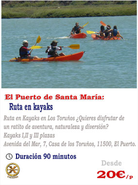 ruta en kayak los toruños
