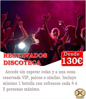 Reservar un palco en una discoteca para despedidas en El Puerto de Santa Maria
