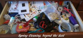Spring cleaning, beyond the dust