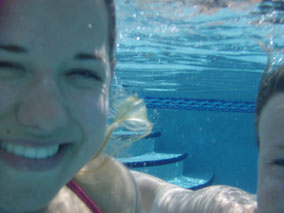 Selfie unter Wasser muss dann auch nochmal geübt werden