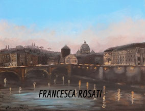 ROMA, OLIO SU TELA, 40X50 CM, ANNO 2012