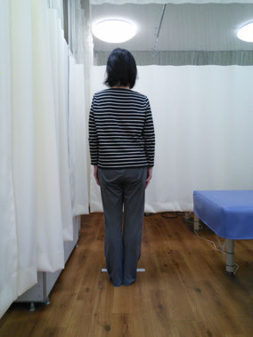 姿勢調整 前