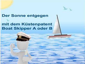 Boat Skipper A Bootsführerschein  Boat Skipper B Yachtführerschein Kurs Prüfung smart easy Küstenpatent MAG Lifestyle Magazin