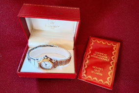 Cartier Santos Ronde Octagon Stahl Gold mit Box - Anzeige - © MAG Lifestyle Magazin