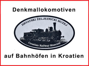 Das Eisenbahnmuseum HŽM der Kroatischen Eisenbahnen in Zagreb, Kroatien