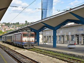 Sarajevo, Bahnhof, Güterbahnhof & Zugförderung Rajlovac der ŽFBH der Föderation Bosnien & Herzegovina 