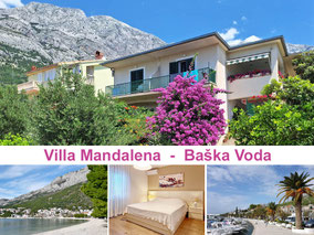 Anzeige: Urlaub in Kroatien, Villa Mandalena Ferienwohnungen & Appartements in Baska Voda