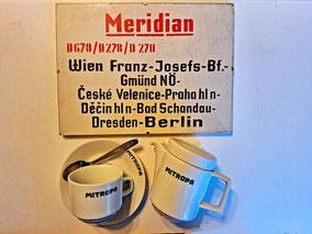 Bahnreise im Meridian mit ÖBB Liegewagen in den 80er Jahren von Wien Franz Josef Bahnhof nach Berlin Ost