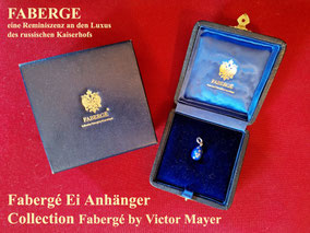Fabergé, die Geschichte & Fabergé Ei Anhänger by Victor Mayer vom Juwelier Wagner