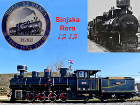Schmalspurbahn Split - Sinj, Sinjska Rera und die Denkmallokomotive 83-181 in Dicmo