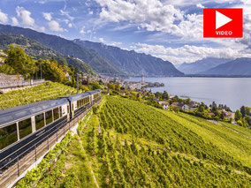 Bahnreisen in der Schweiz, GoldenPass Express zwischen Montreux am Genfersee und Interlaken ohne Umsteigen im Bahnhof Zweisimmen trotz unterschiedlicher Spurbreiten in drei möglichen Zugklassen