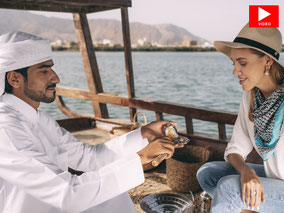 Die letzte Perlenfarm in Ras al Khaimah,  die Auster macht den Unterschied & Geburt der Perle