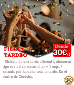 Fiesta de tardeo con karaoke en Cordoba