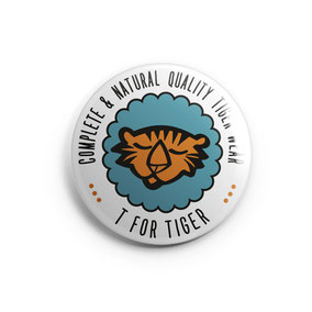 BADGE MAGNET MIROIR by T FOR TIGER / copyright Stephanie Gerlier