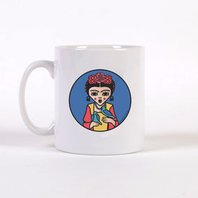 MUG "BLUE FRIDA" copyright Stephanie Gerlier 2018 / T FOR TIGER