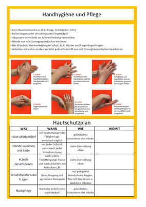gratis Aushang Händehygiene