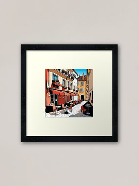 Wandbild Café Paris