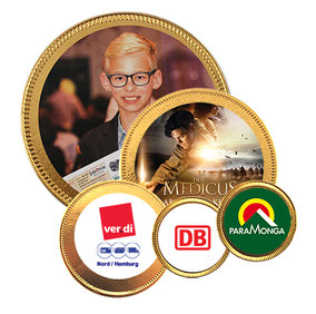 Personalisierter Schokotaler