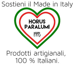 Paralumi artigianali, fatti a mano in Italia dal 1993.