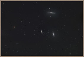 Leo Triplet - NGC 3628, M 66, NGC 3627, M 65, NGC 3623