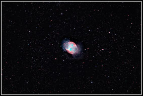Messier 27-Hantelnebel -Dumbbell Nebula