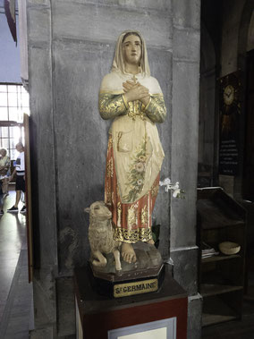 Bild: Statue in der Église Notre-Dame-de-l’Assomption in Bagnères-de-Luchon