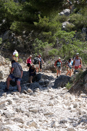 Bild: Der Abstieg zu Calanque d´En Vau