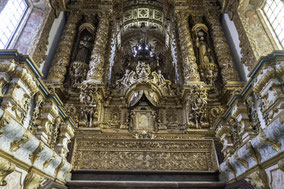 Bild: Das Innere der Igreja de Sao Goncalo in Amarante 