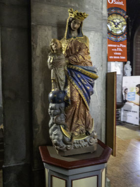 Bild: Statue in der Église Notre-Dame-de-l’Assomption in Bagnères-de-Luchon