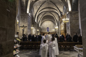 Bild: Im Innern der Cathédrale Notre-Dame et Saint-Léonce de Fréjus 