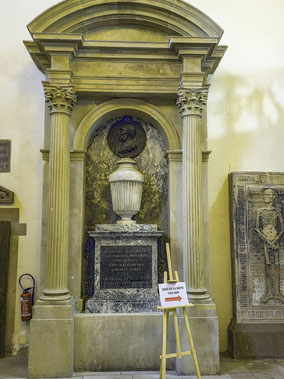 Bild: Grabmal von Johann Daniel Schöpflin in der Église Saint-Thomas in Strasbourg