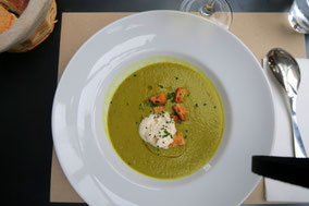 Bild: Veloute de Courgettes au colomba, Chez Serge, Carpentras