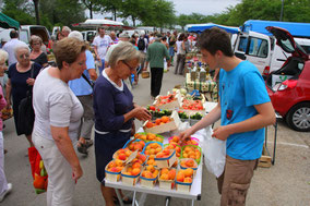 Bild: Markt in Velleron (Le marché agricole de Velleron)