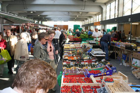 Bild: Markt in Bourg-en-Bresse 