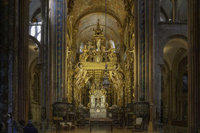 Bild: Haupaltar in Santiago de Compostela