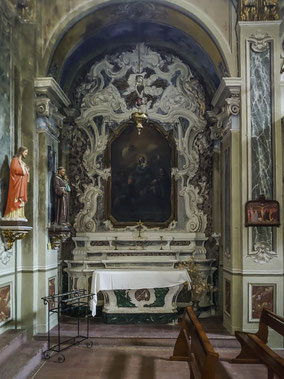 Bild: Seitenkapelle in der Église Saint-Jean-Baptiste in Coaraze