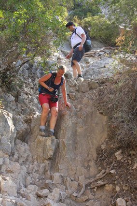 Bild: Abstieg zur Calanque d´en Vau