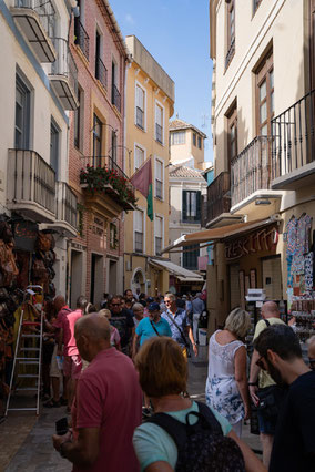 Bild: In den Straßen von Málaga, Spanien