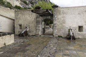 Bild: an der Porte d´Italie in Entrevaux