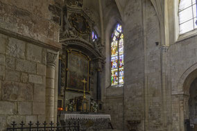 Bild: Hauptaltar in der Église abbatiale Saint-Sauveur in Montivilliers