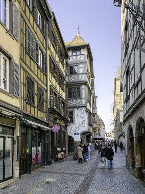 Bild: Rue du Maroquin in Strasbourg