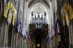 Bild: Orgel von 1822 in der Cathédrale Sainte-Croix d´Orléans in Orléans